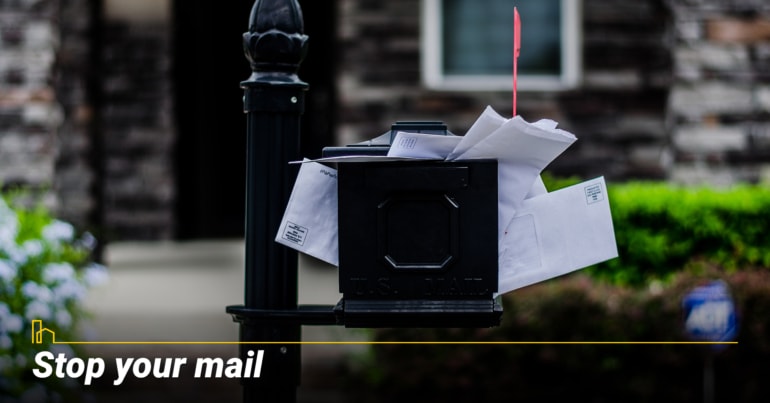 Stop your mail.