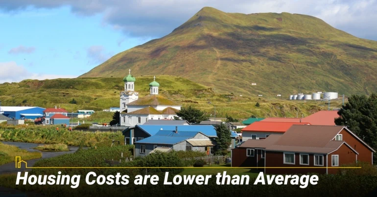 Housing Costs are Lower than Average