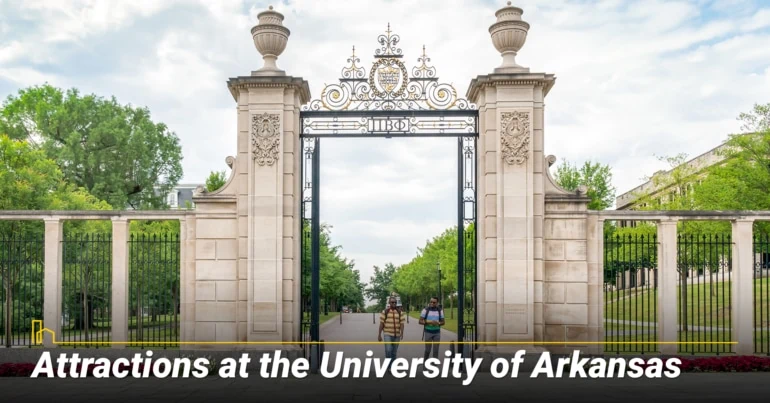 Attractions at the university of arkansas