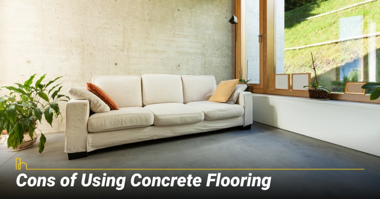 Cons of Using Concrete Flooring