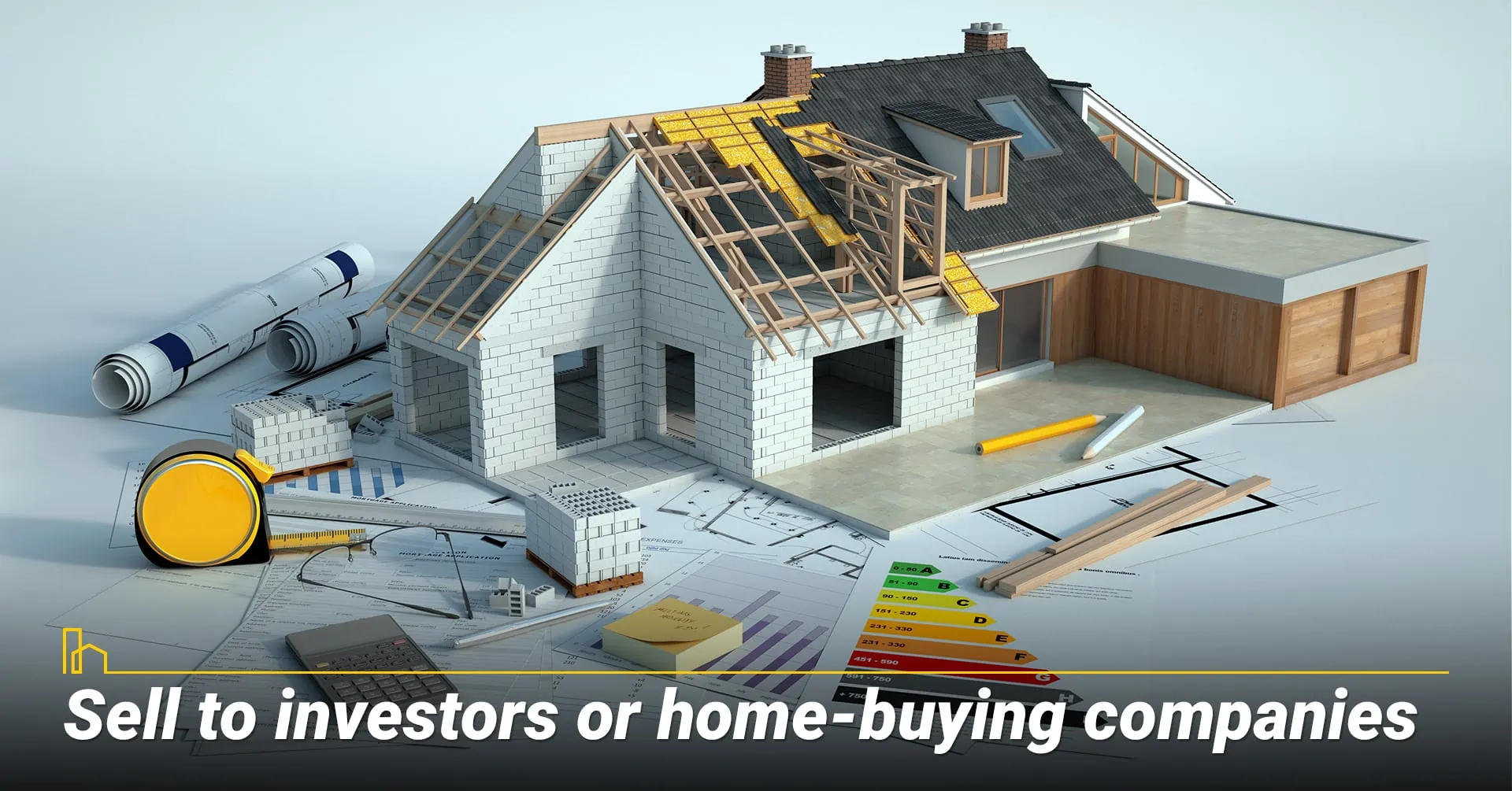 Sell to investors or home-buying companies.