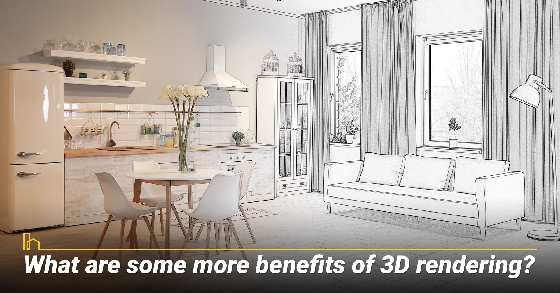 What are some more benefits of 3D rendering?
