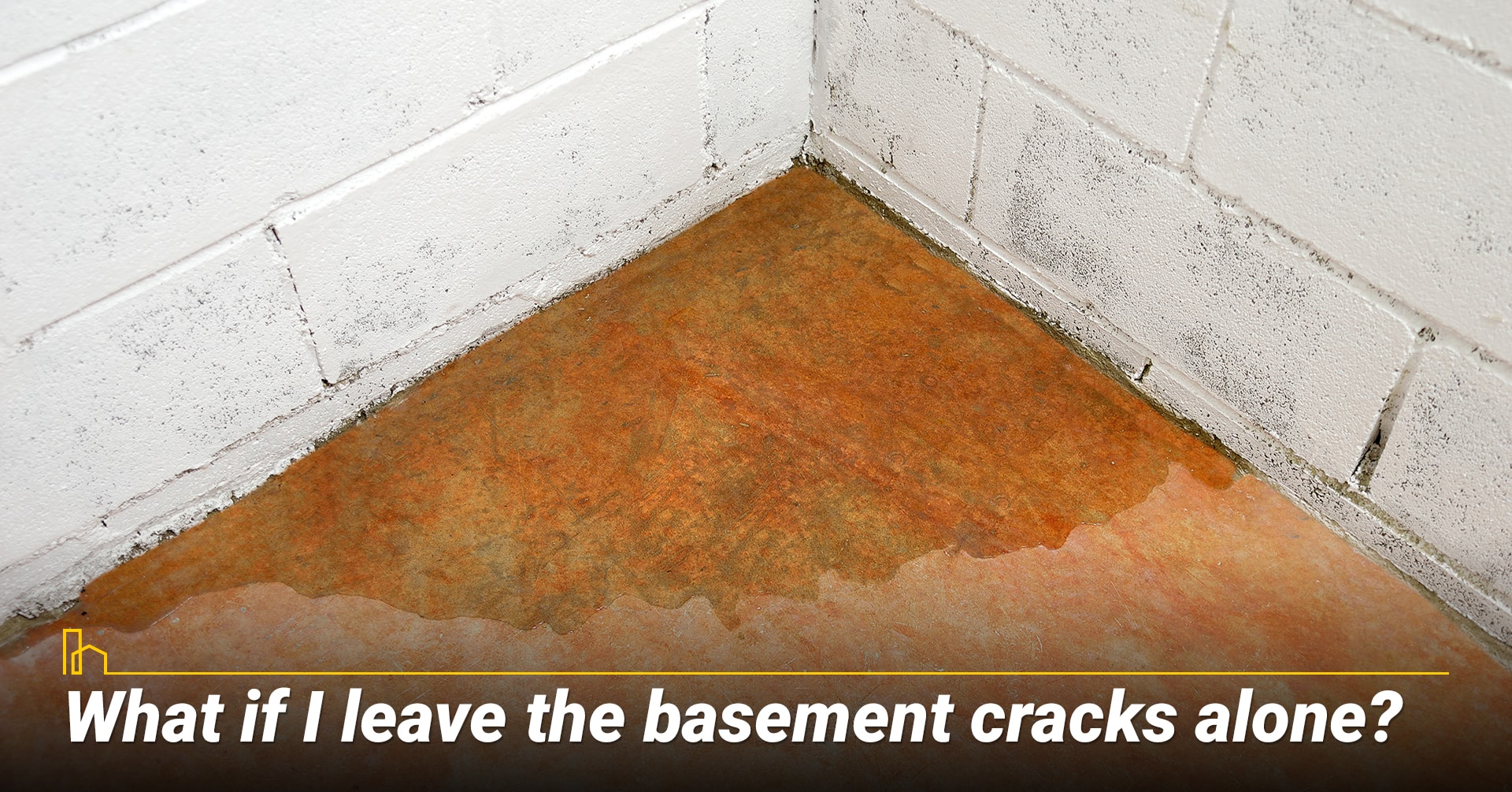 What if I leave the basement cracks alone?