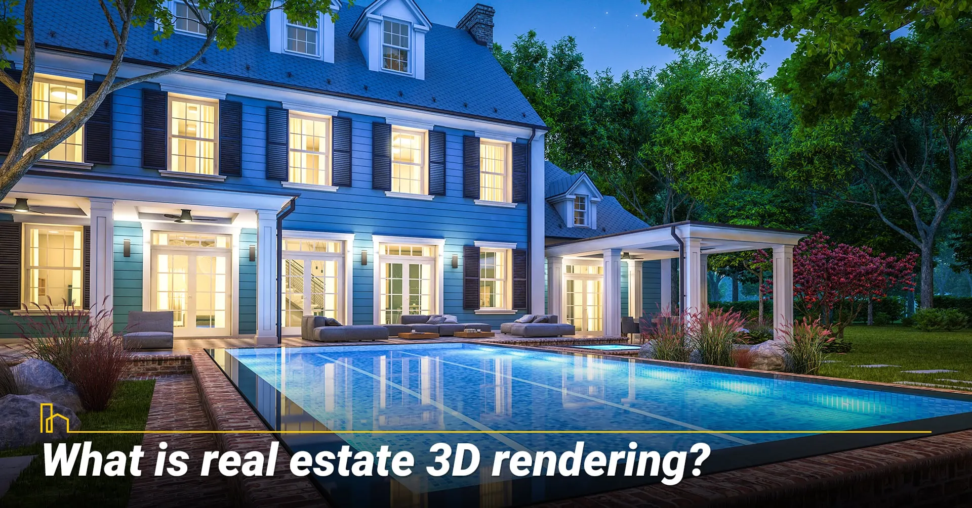 What is real estate 3D rendering?