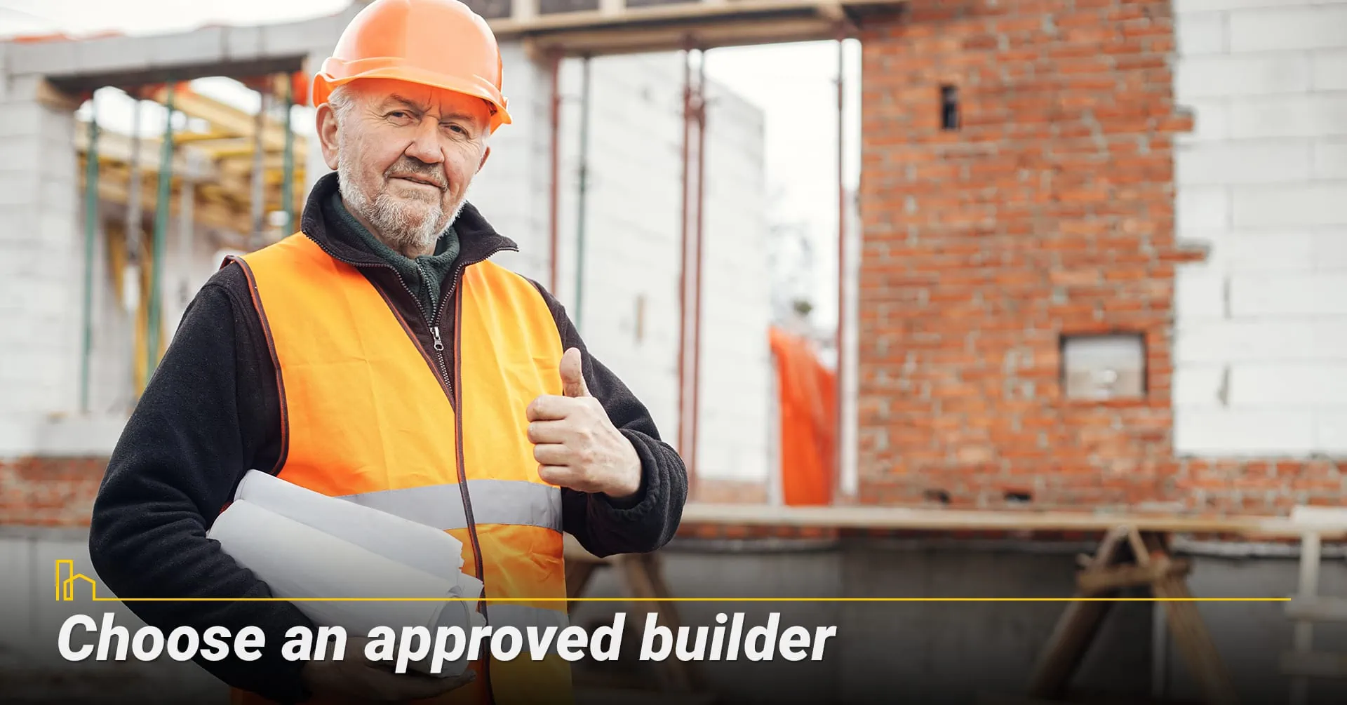 Choose an approved builder.