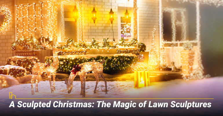 A Sculpted Christmas: The Magic of Lawn Sculptures