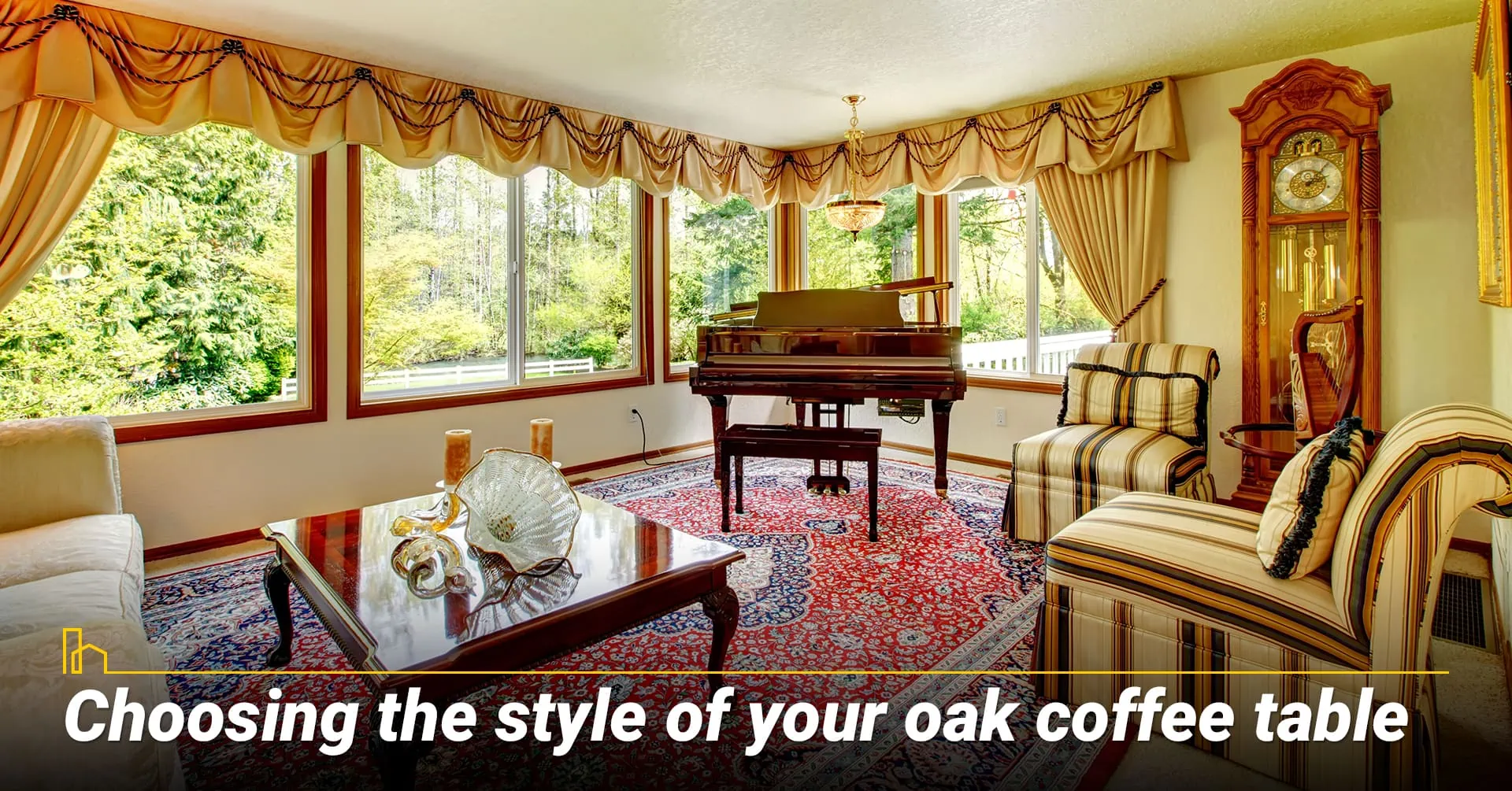 4. Choosing the style of your oak coffee table