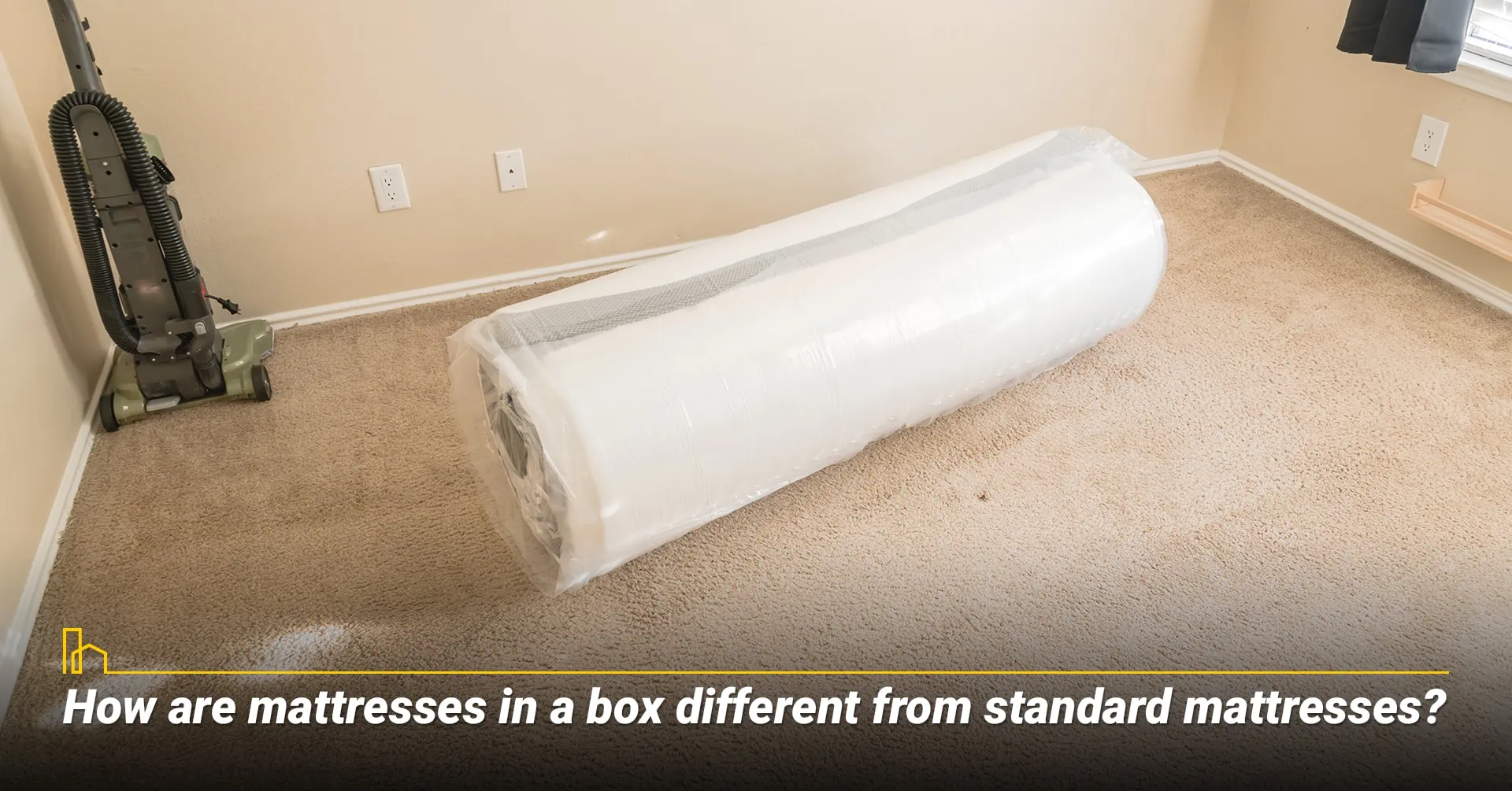 How are mattresses in a box different from standard mattresses?