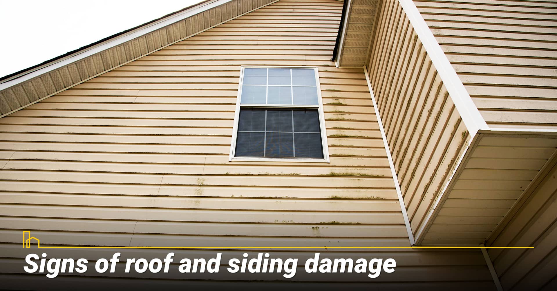 II. Signs of roof and siding damage II. Signs of roof and siding damage