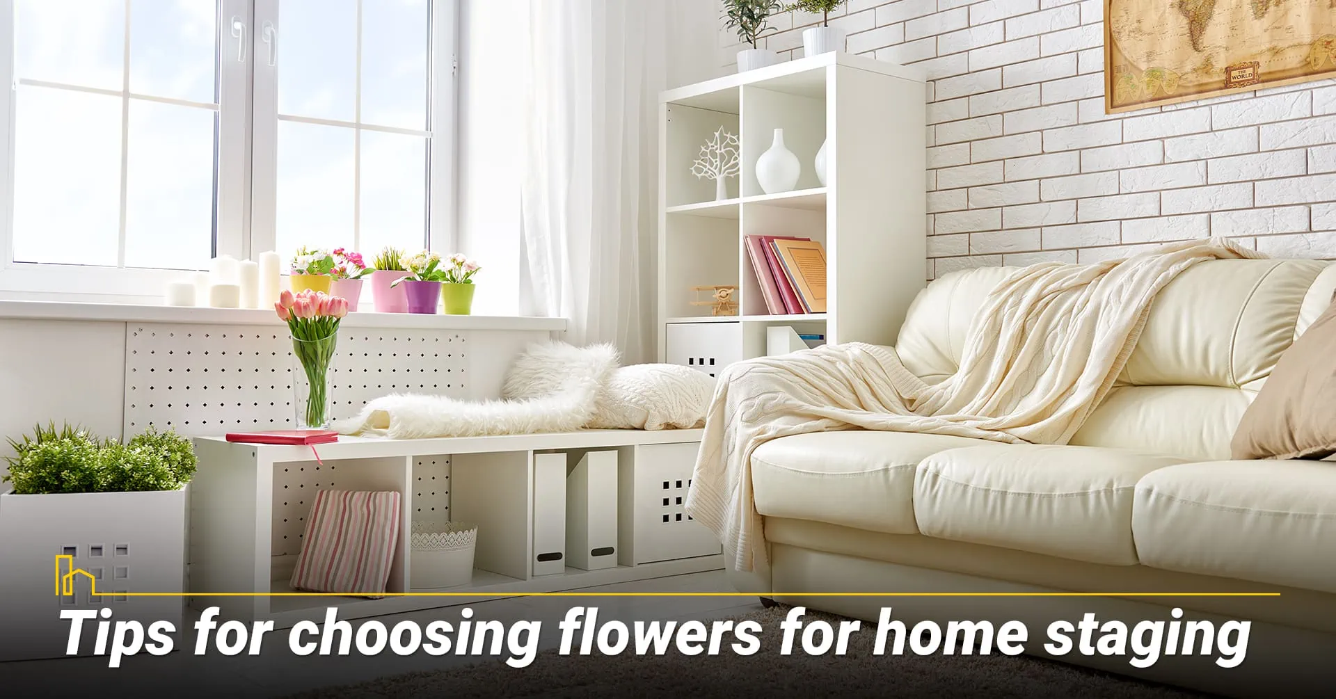 3. Tips for choosing flowers for home staging