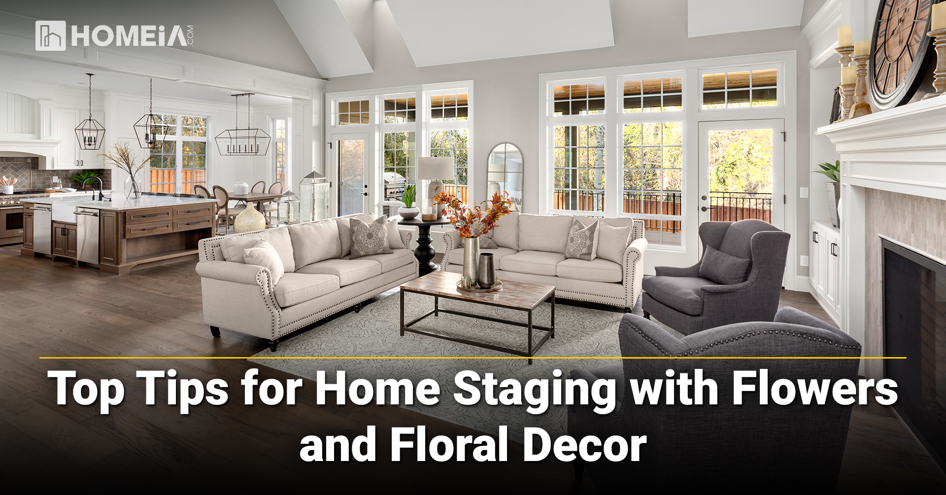 The 6 Tips for Home Staging with Flowers and Floral Decor