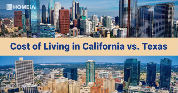 The Cost of Living in California vs Texas (Updated)