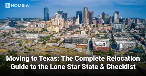 Moving to Texas: THE Complete Relocation Guide to the Lone Star State and Checklist