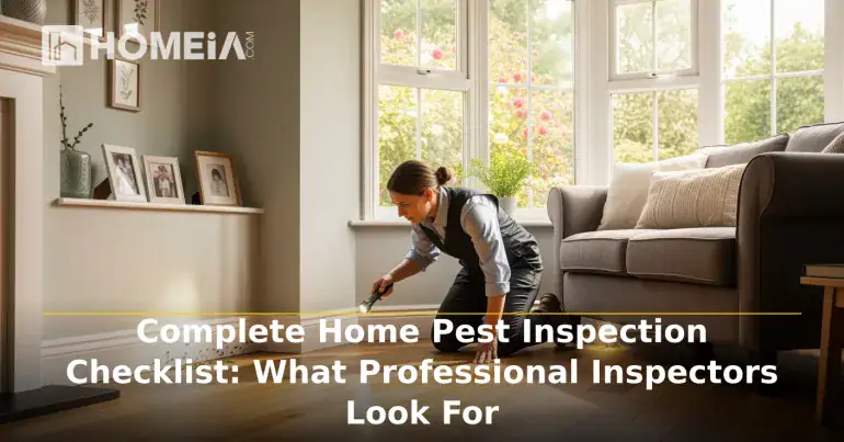 Home Pest Inspection Checklist