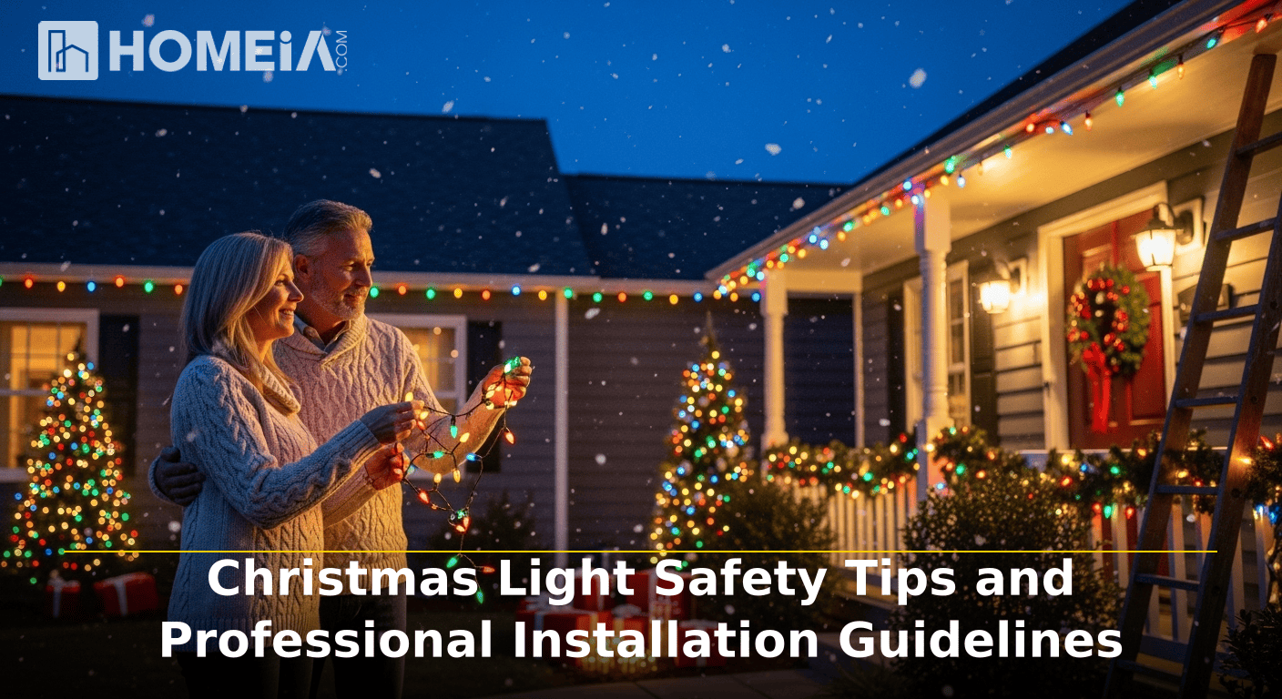 Christmas Light Safety Tips and Professional Installation Guidelines