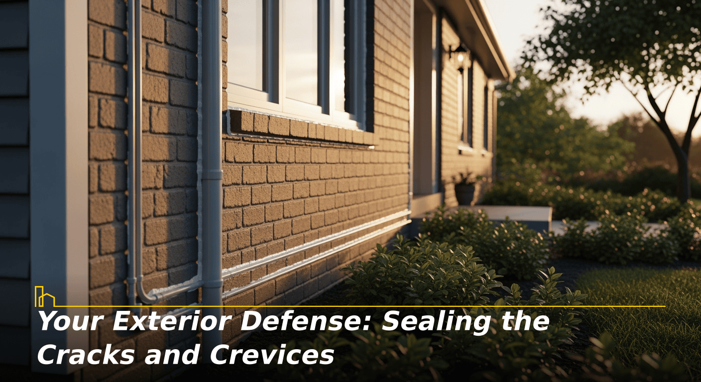 Your Exterior Defense: Sealing the Cracks and Crevices