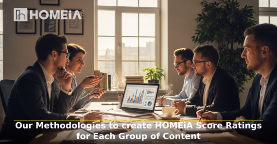 Our Methodologies to create HOMEiA Score Ratings for Each Group of Content