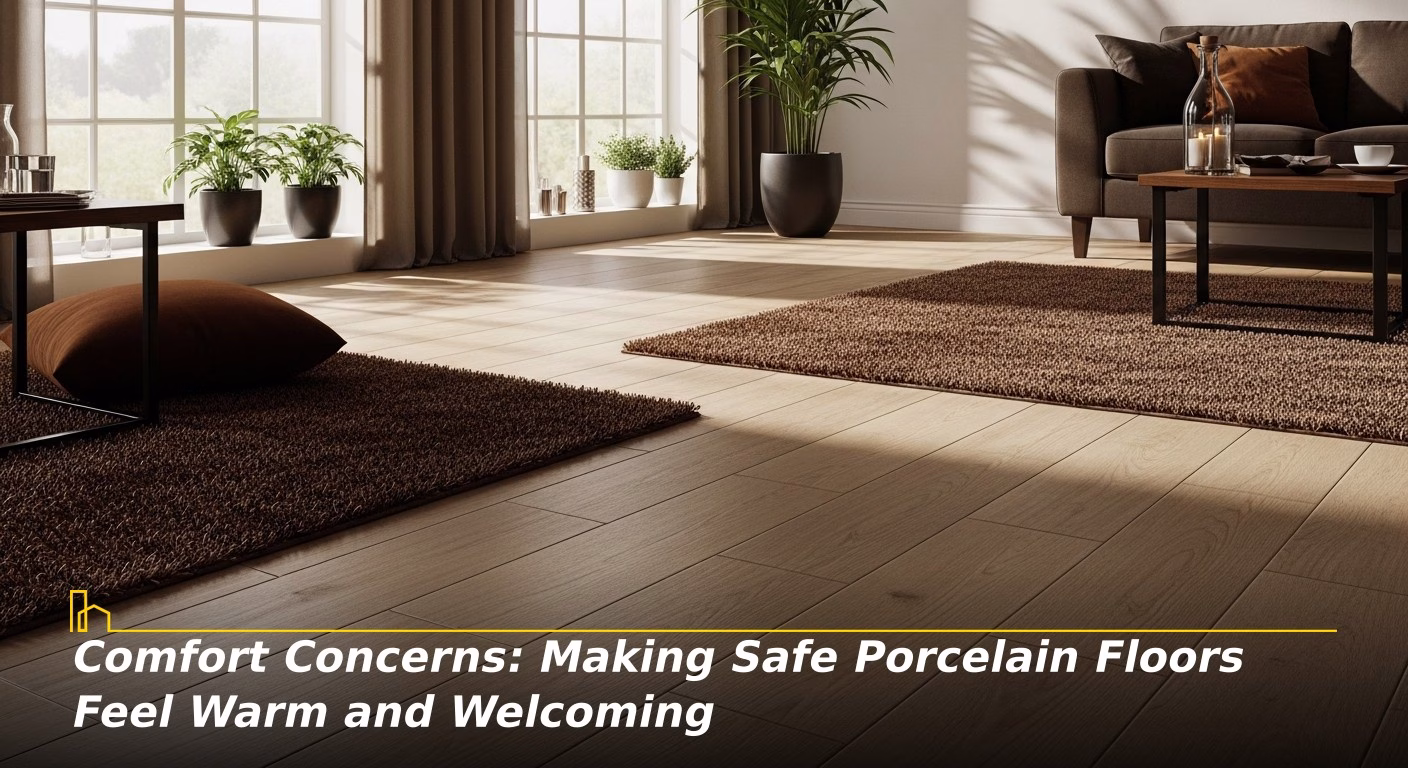 Comfort Concerns: Making Safe Porcelain Floors Feel Warm and Welcoming