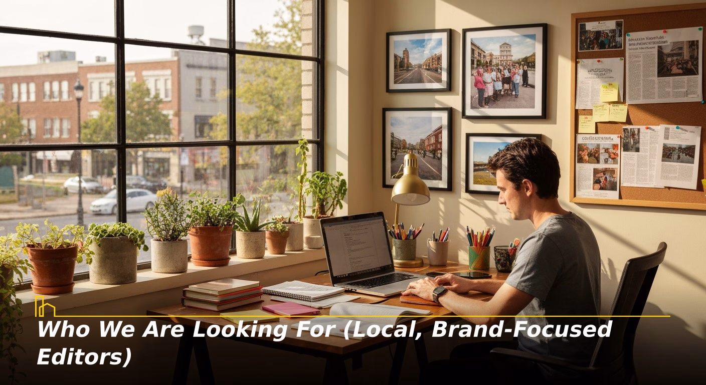 Who We Are Looking For (Local, Brand-Focused Editors)