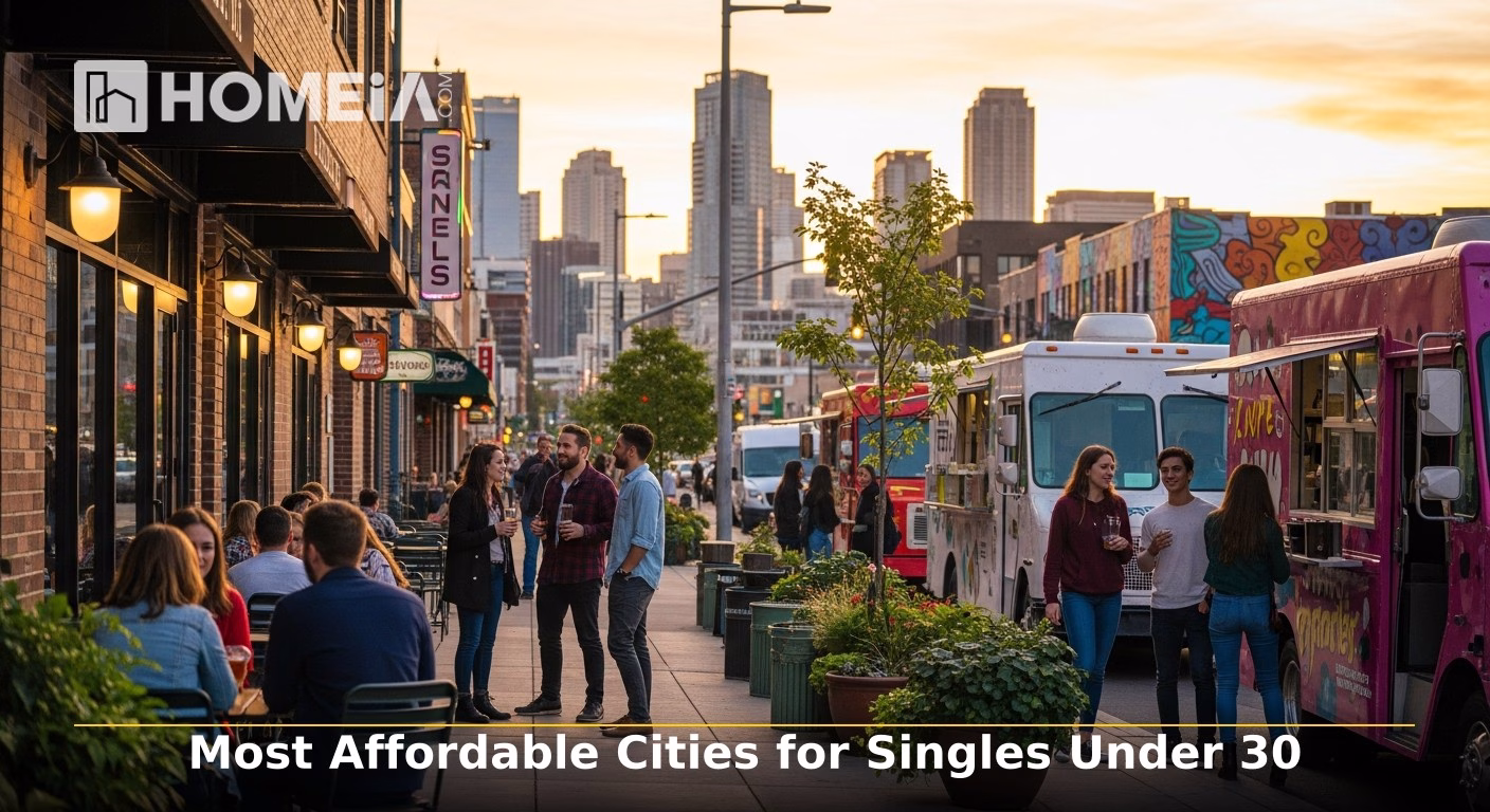Most Affordable Cities for Singles Under 30