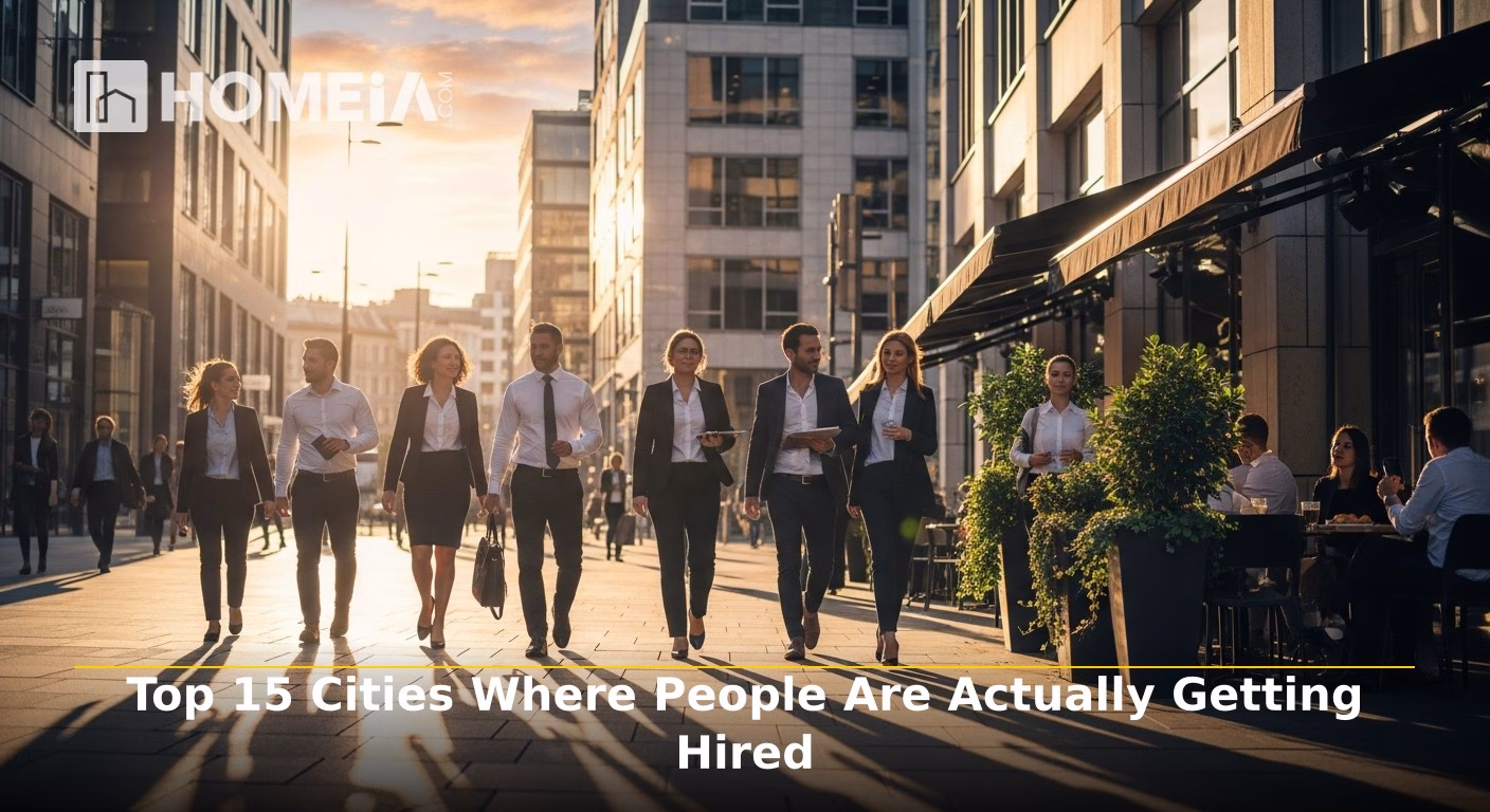 Top 15 Cities Where People Are Actually Getting Hired