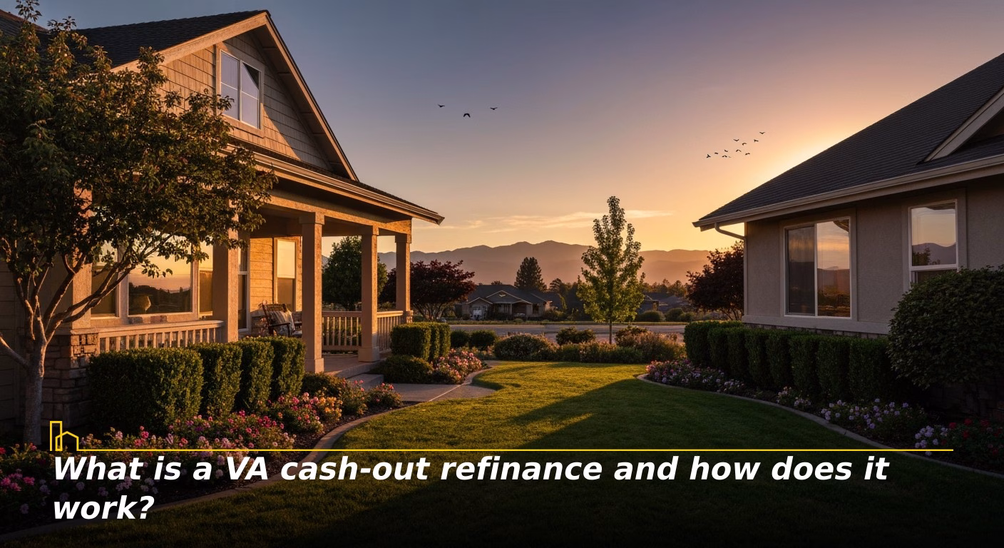 What is a VA cash-out refinance and how does it work?