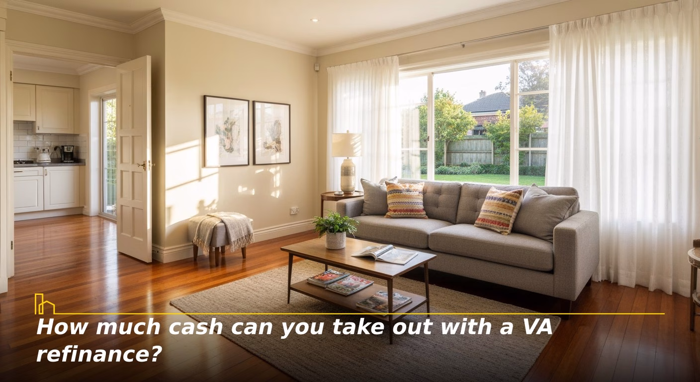 How much cash can you take out with a VA refinance?