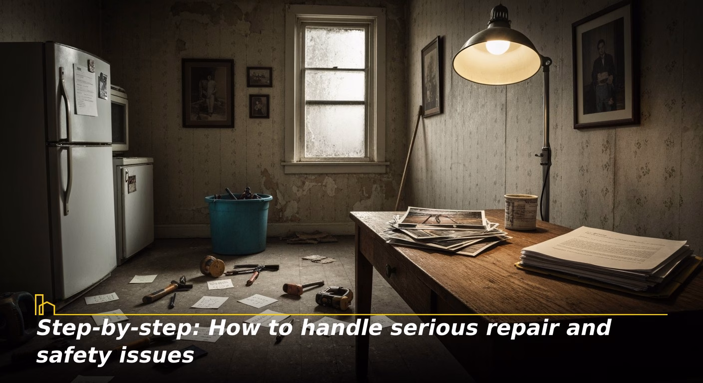 Step-by-step: How to handle serious repair and safety issues