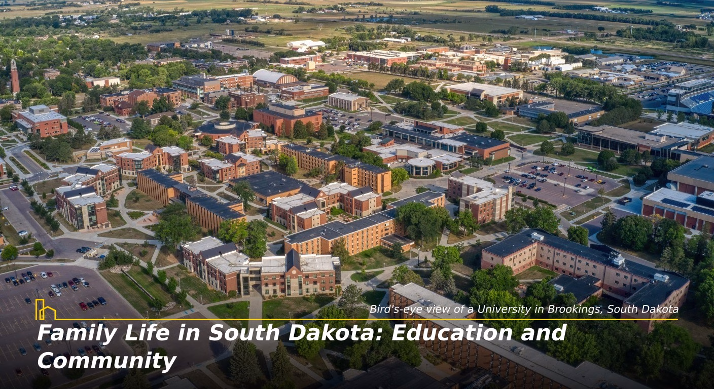 4 Bird s eye view of a University in Brookings South Dakota 11zon branded