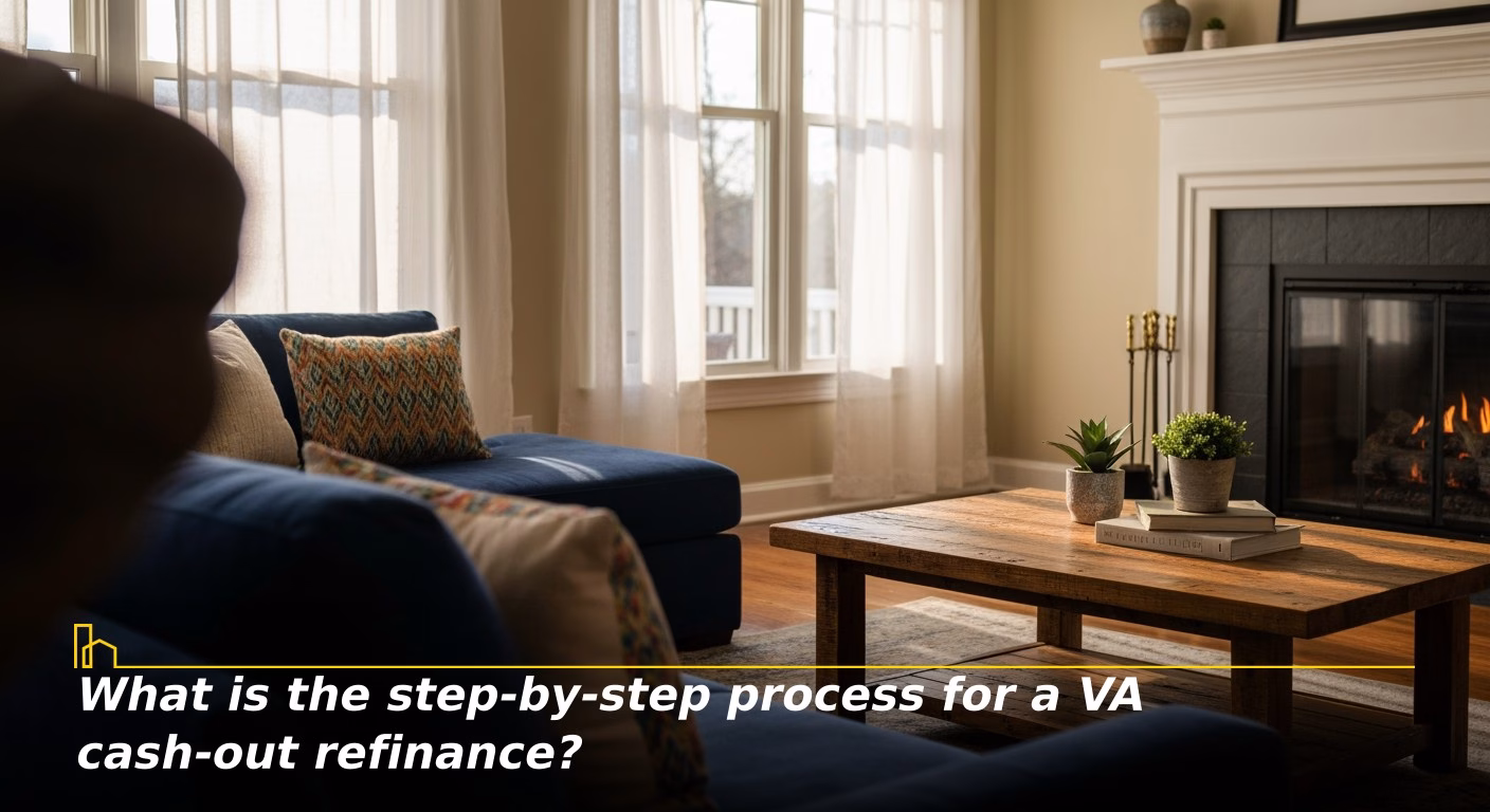 What is the step-by-step process for a VA cash-out refinance?