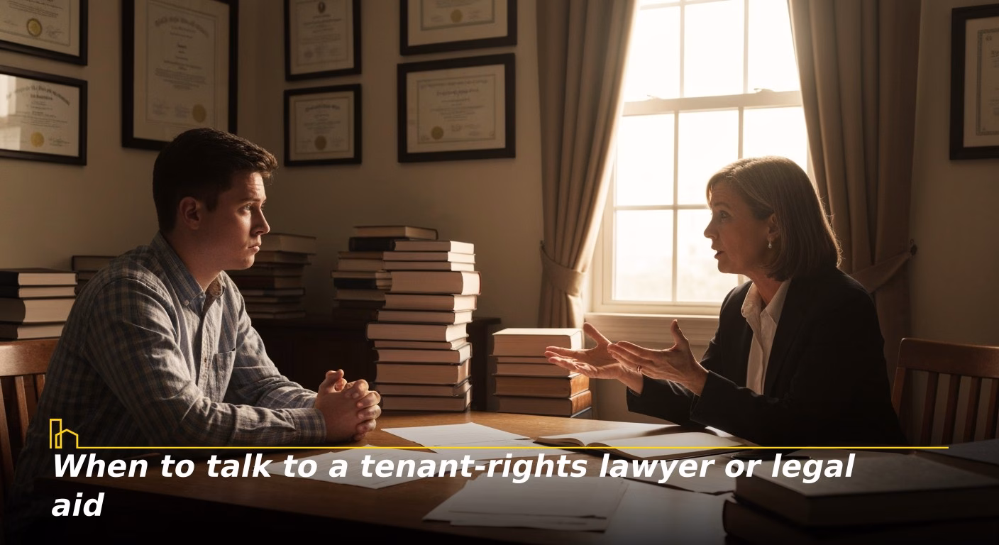 Step 5: When to talk to a tenant-rights lawyer or legal aid