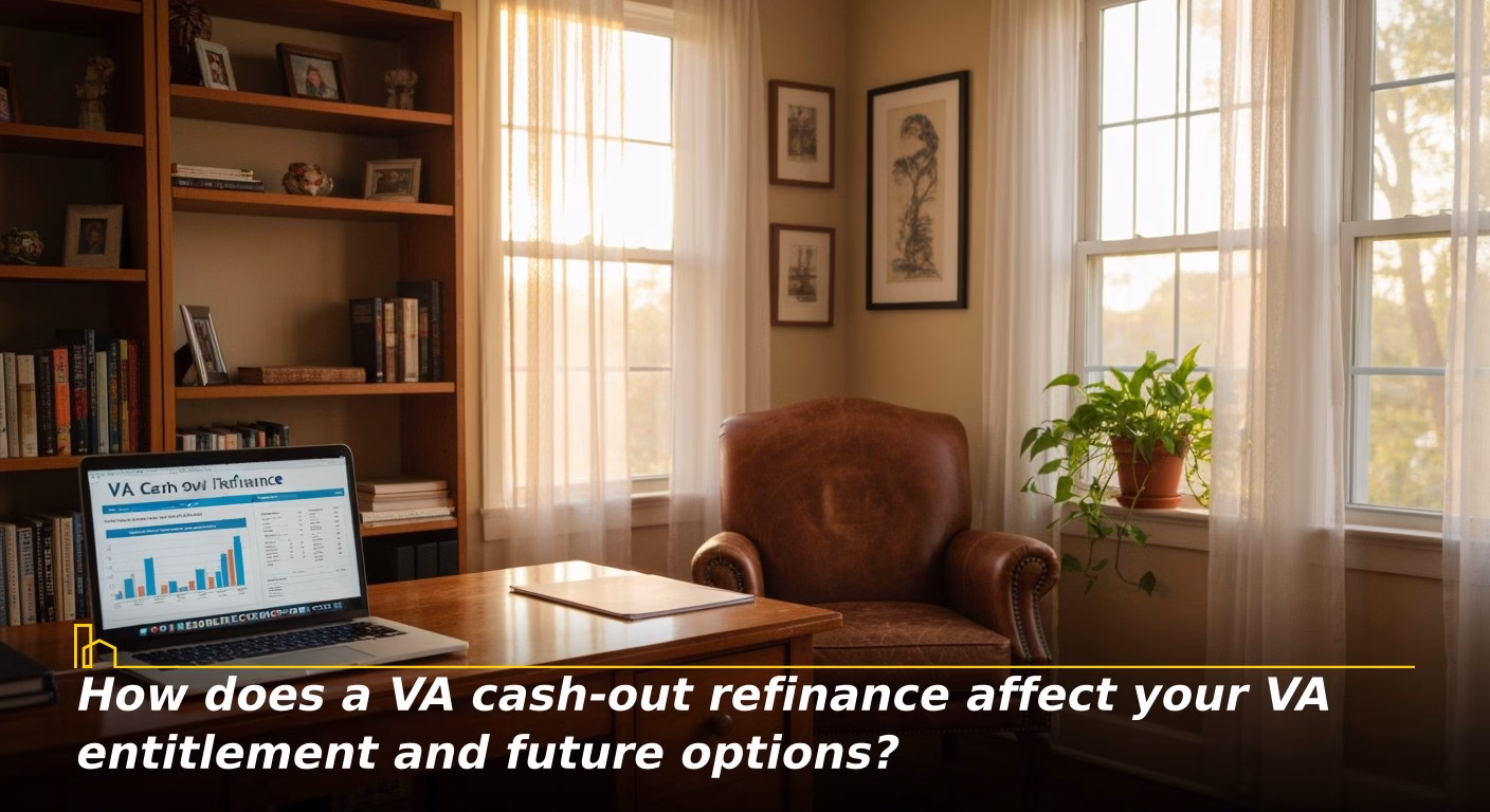 How does a VA cash-out refinance affect your VA entitlement and future options?