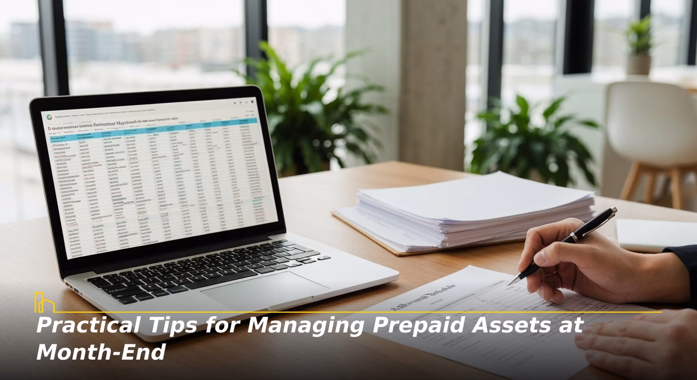 Practical Tips for Managing Prepaid Assets at Month-End