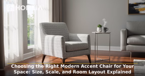 Choosing the Right Modern Accent Chair for Your Space: Size, Scale, and Room Layout Explained