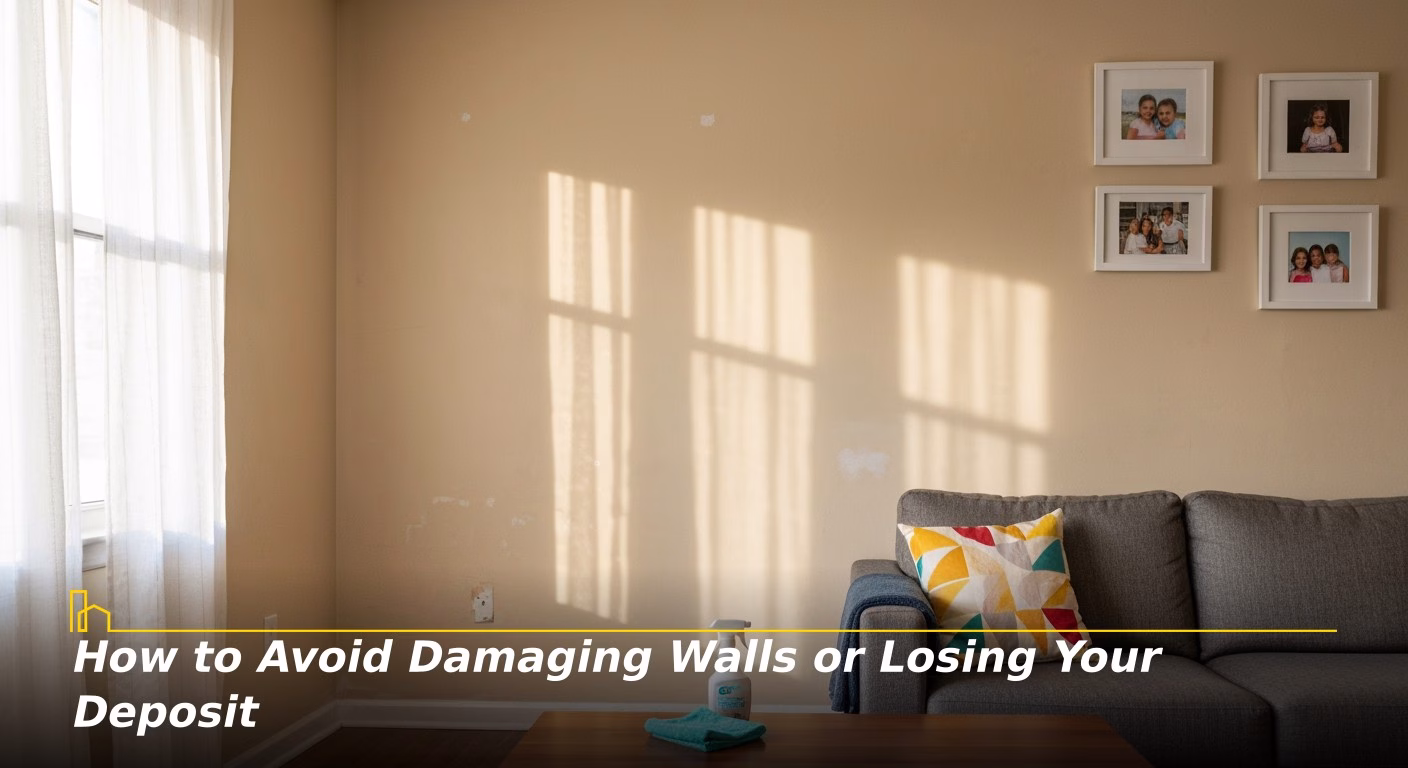 How to Avoid Damaging Walls or Losing Your Deposit