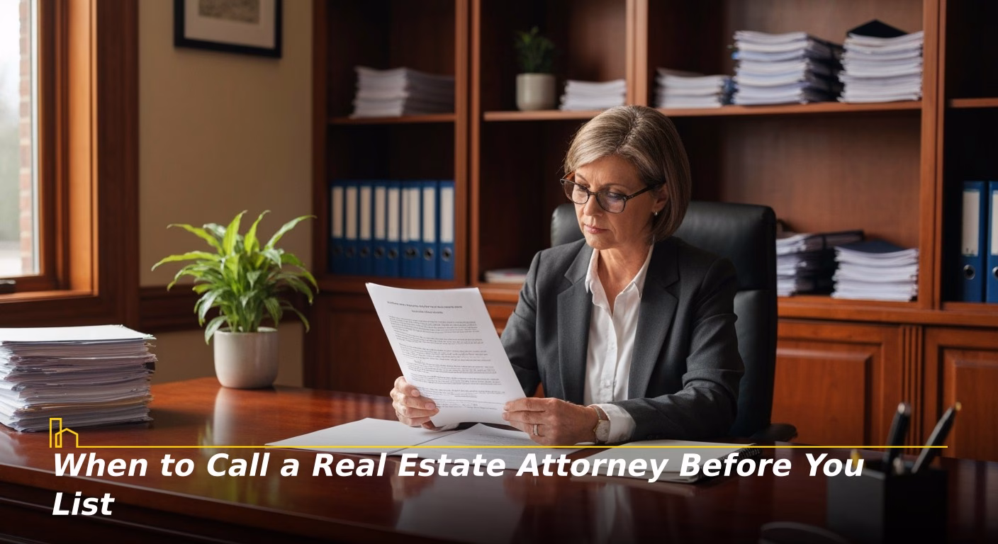 When to Call a Real Estate Attorney