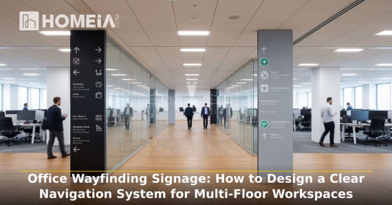 Office Wayfinding Signage: How to Design a Clear Navigation System for Multi-Floor Workspaces