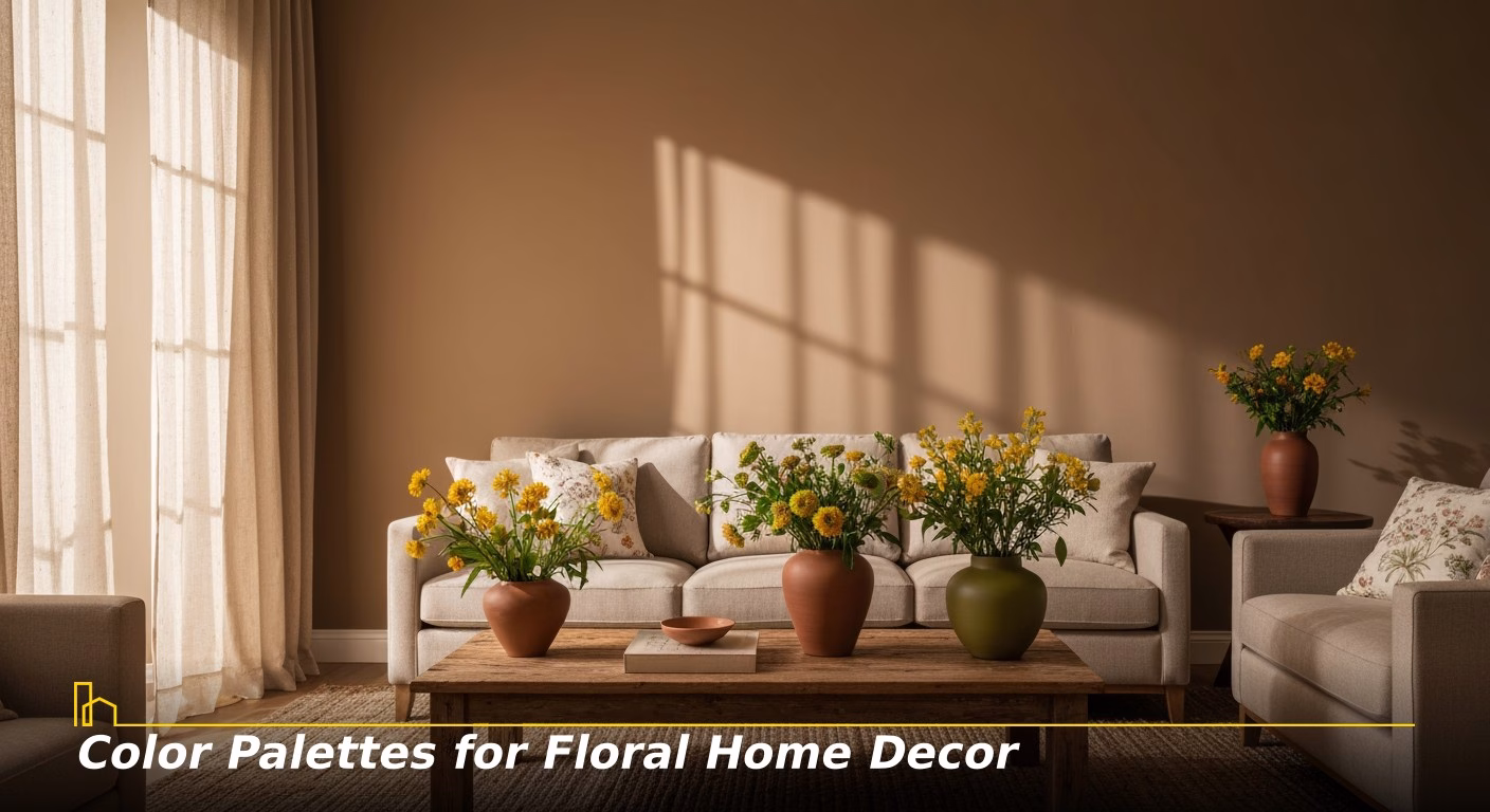Color Palettes for Floral Home Decor