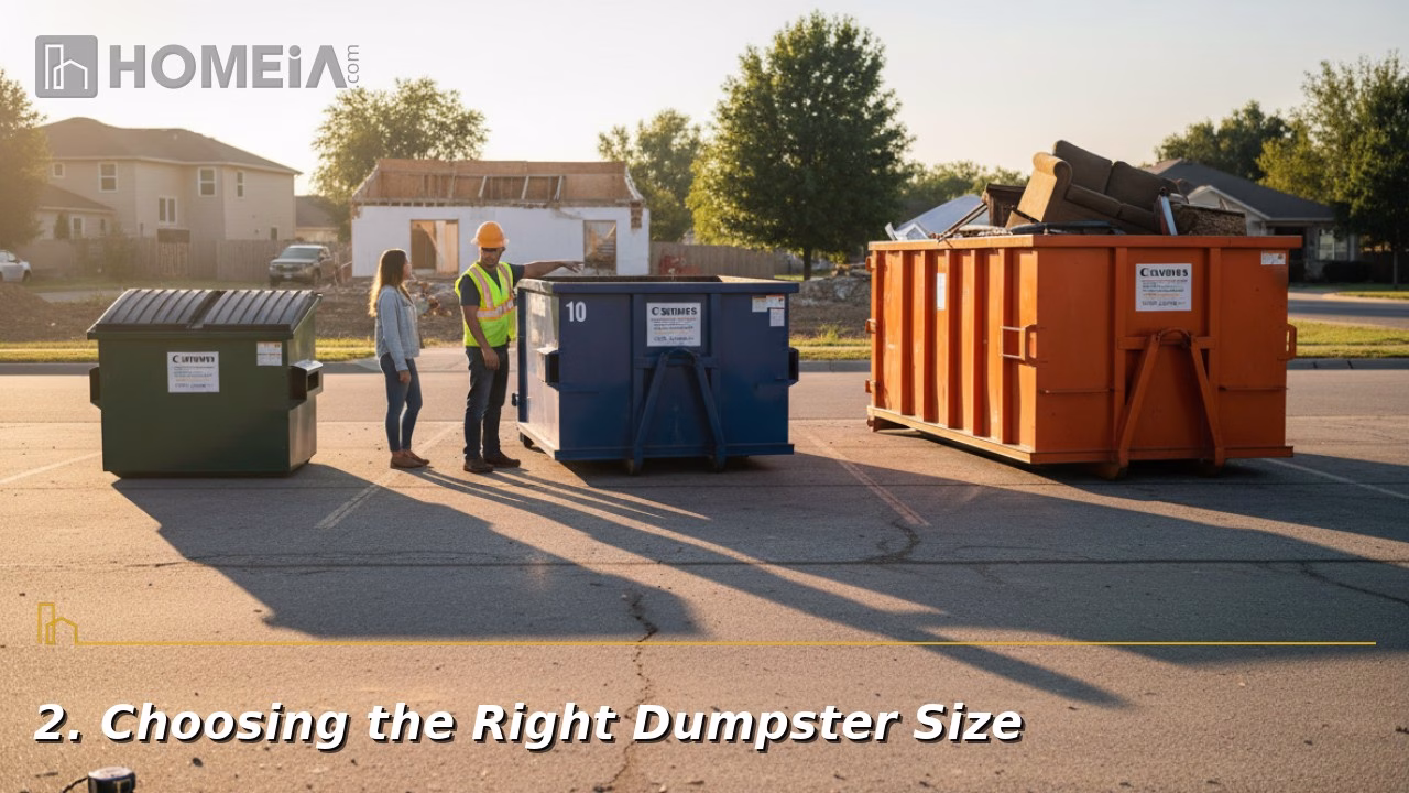 Choosing the Right Dumpster Size