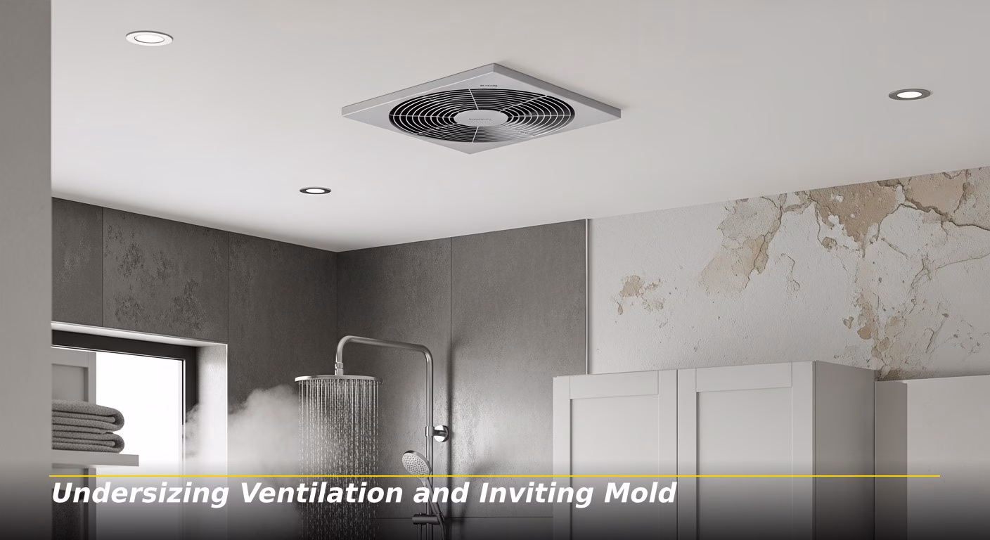 Mistake #3) Undersizing Ventilation and Inviting Mold