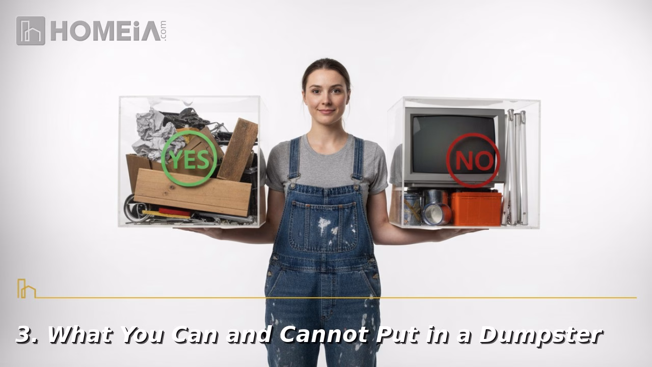 What You Can and Cannot Put in a Dumpster