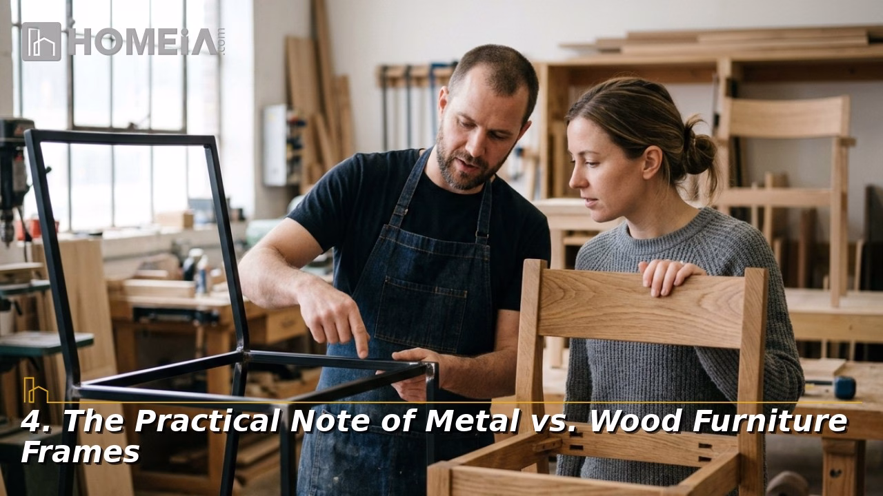 The Practical Note of Metal vs. Wood Furniture Frames
