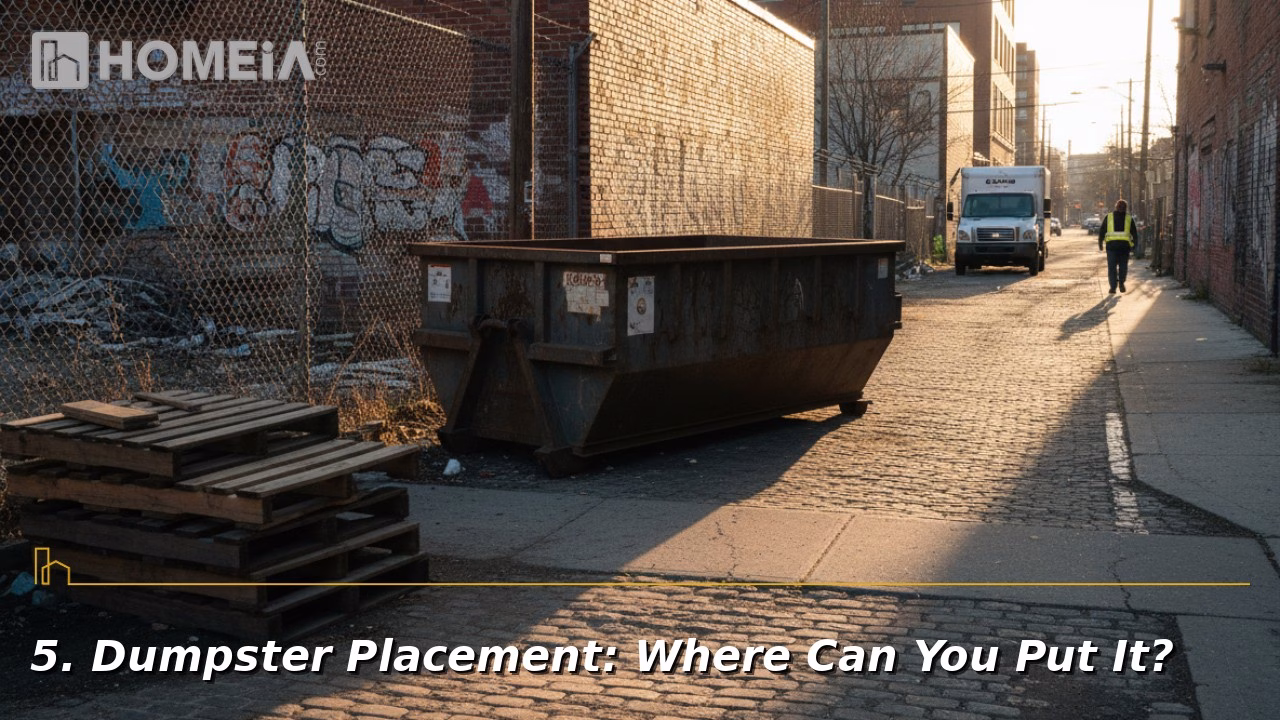 Dumpster Placement: Where Can You Put It?