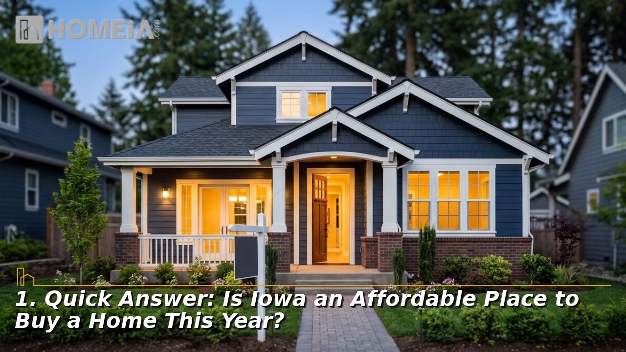 Is Iowa an Affordable Place to Buy a Home This Year?