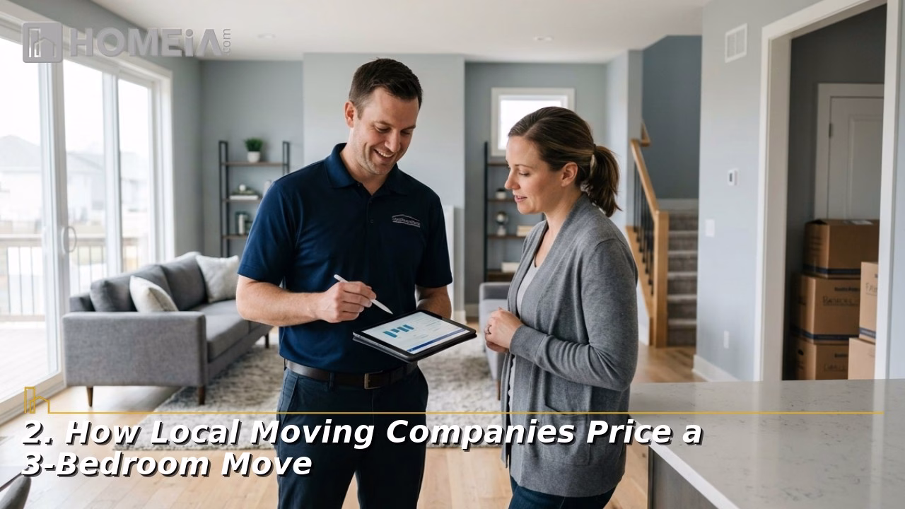 How Local Moving Companies Price a 3-Bedroom Move