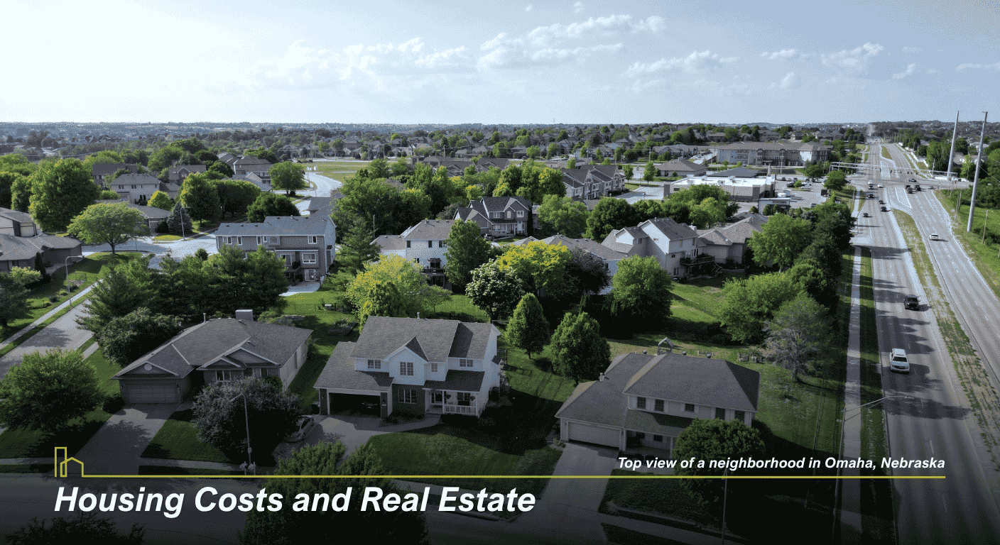 2 Top view of a neighborhood in Omaha Nebraska