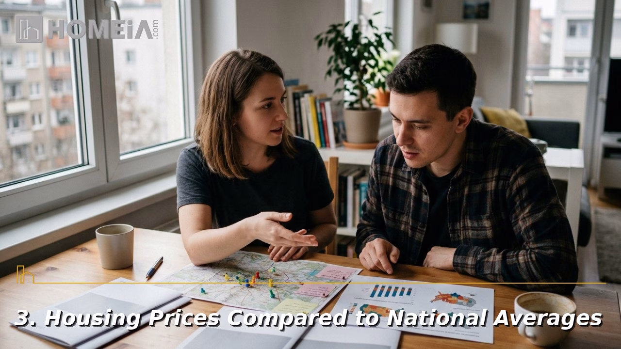 Housing Prices Compared to National Averages