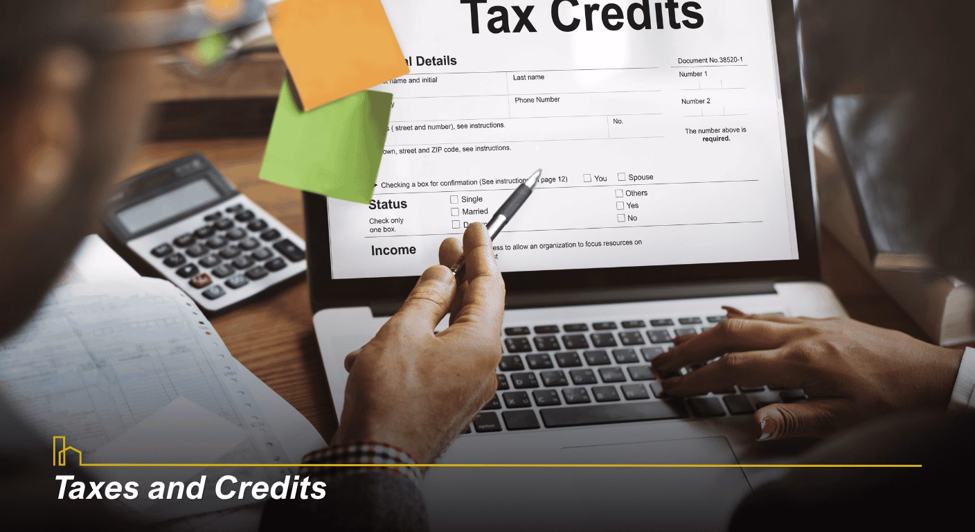 3 Tax Credits Claim Return Deduction Refund Concept