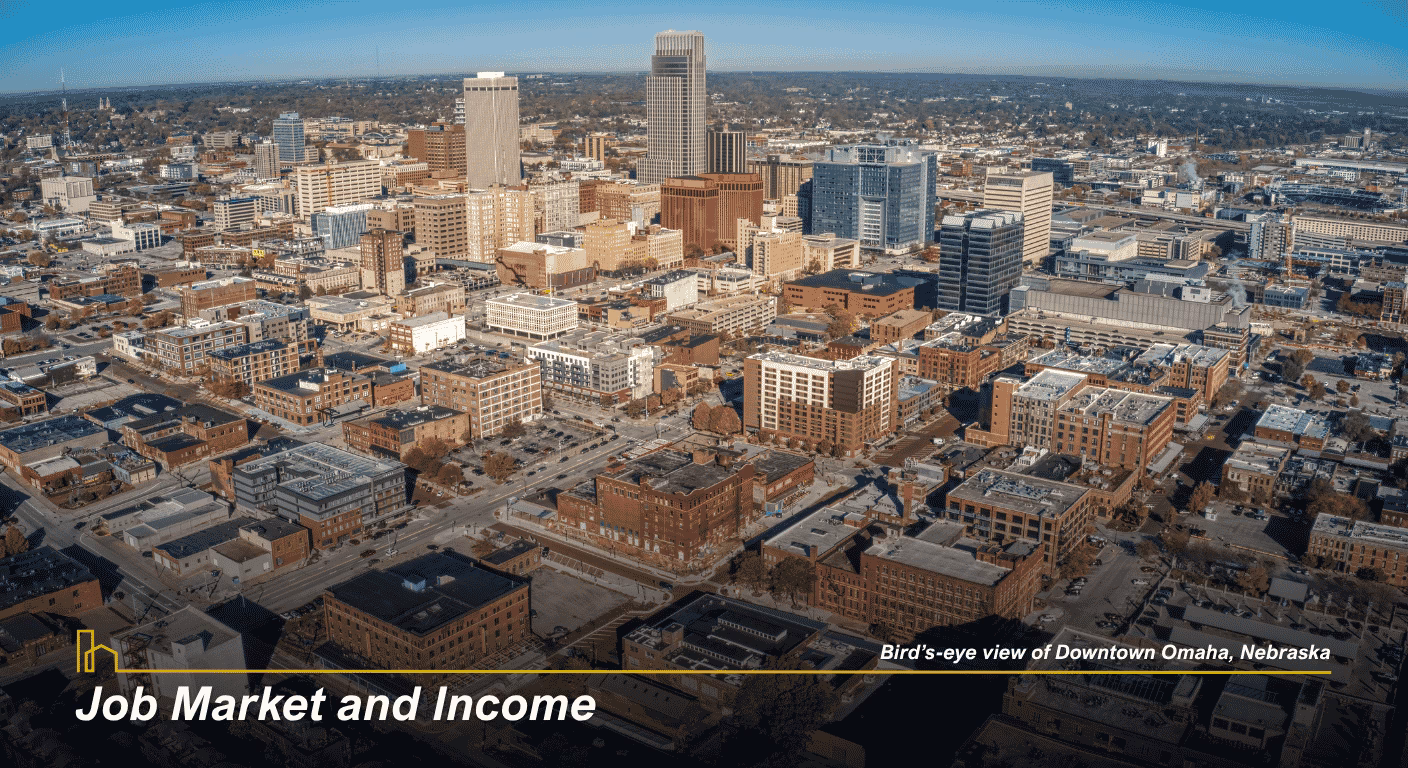 5 Bird s eye view of Downtown Omaha Nebraska