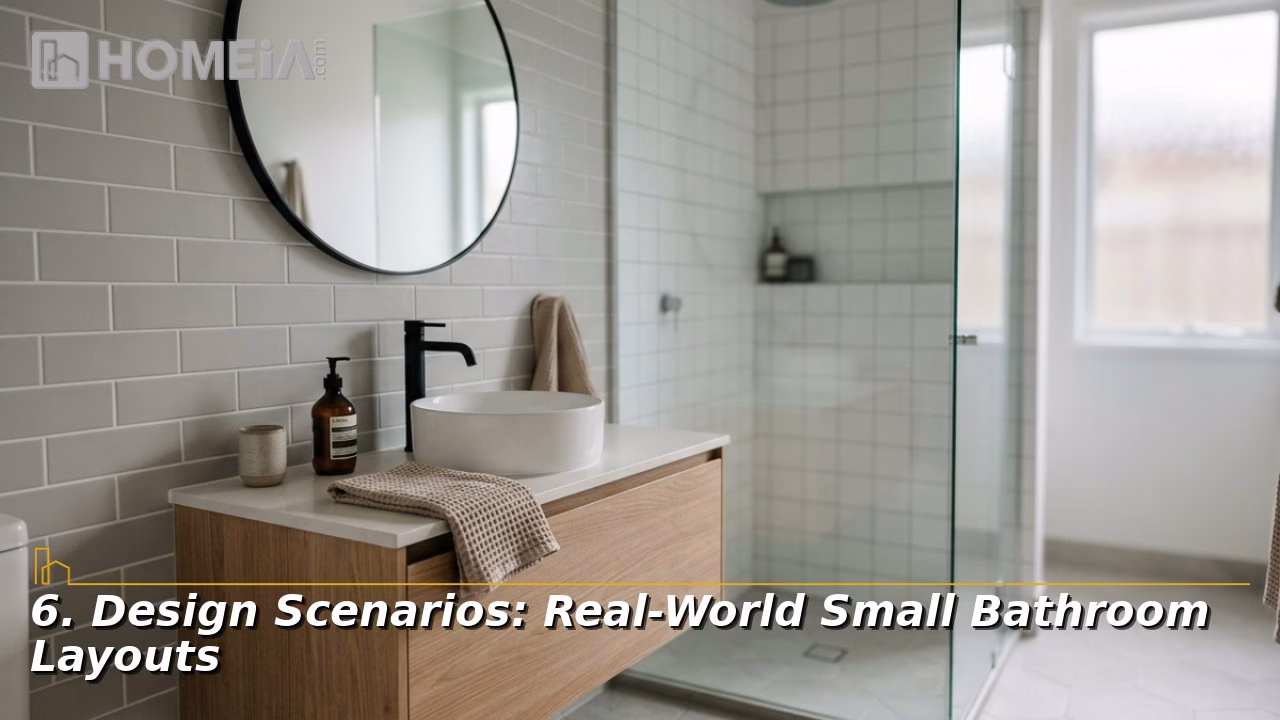 Design Scenarios: Real-World Small Bathroom Layouts